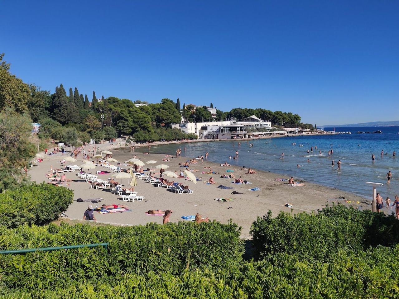 Bacvice Beach, the Dalmatian coast