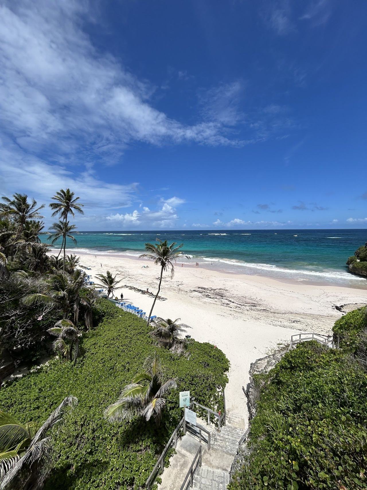 Calm clear Caribbean water on the west coast of Barbados