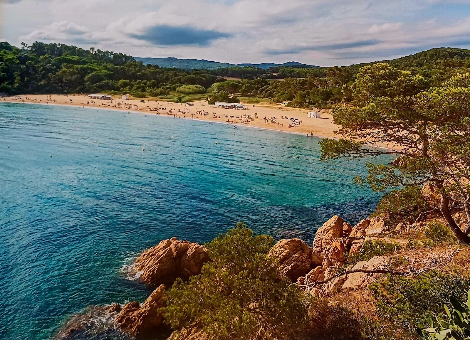 Platja de Castell beach on the Costa Brava