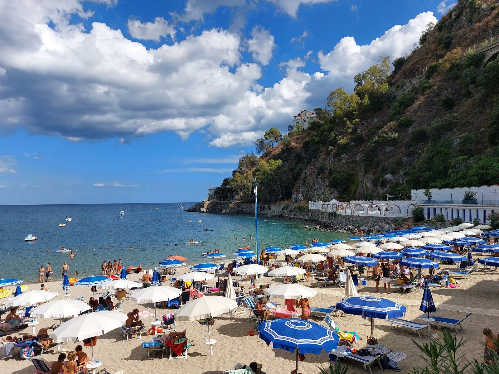 Clear water and rocky coves at Copanello on the Ionian coast of Calabria