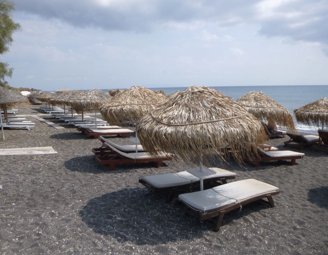 Perivolos beach in Santorini