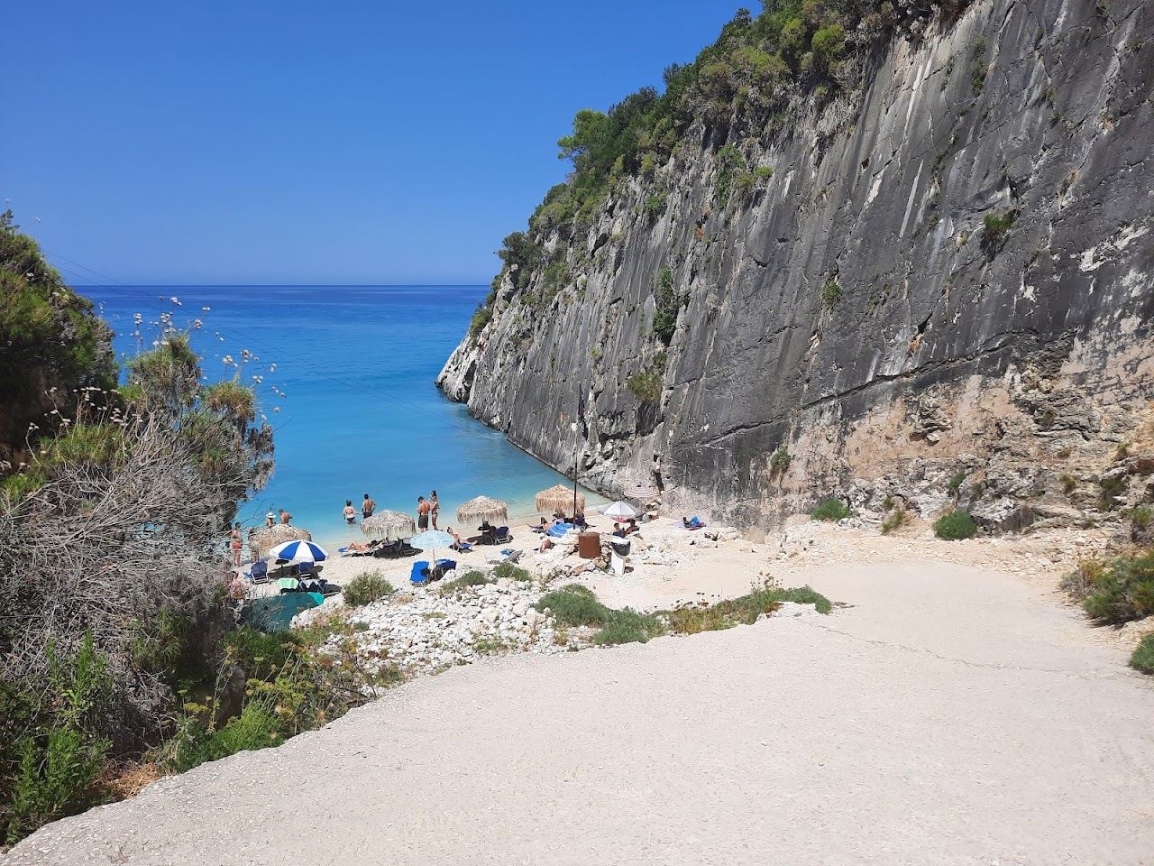 Xigia beach in Zakynthos