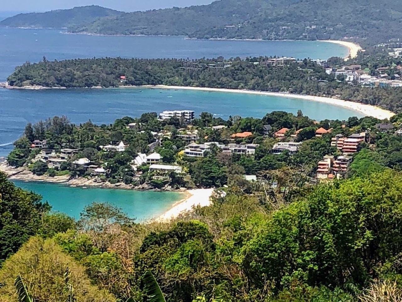 Map view of Kata Noi Beach on the west coast of Phuket
