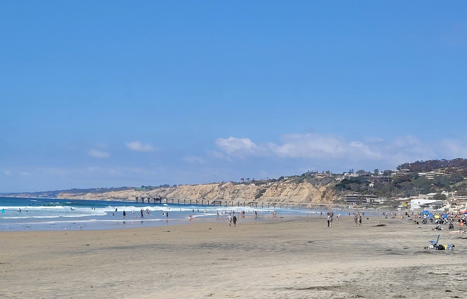 La Jolla Shores San Diego long gentle beach and calm water
