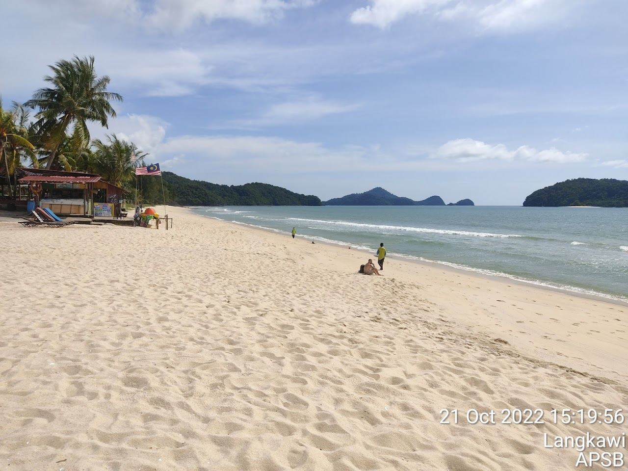 Pantai Tengah beach in Langkawi