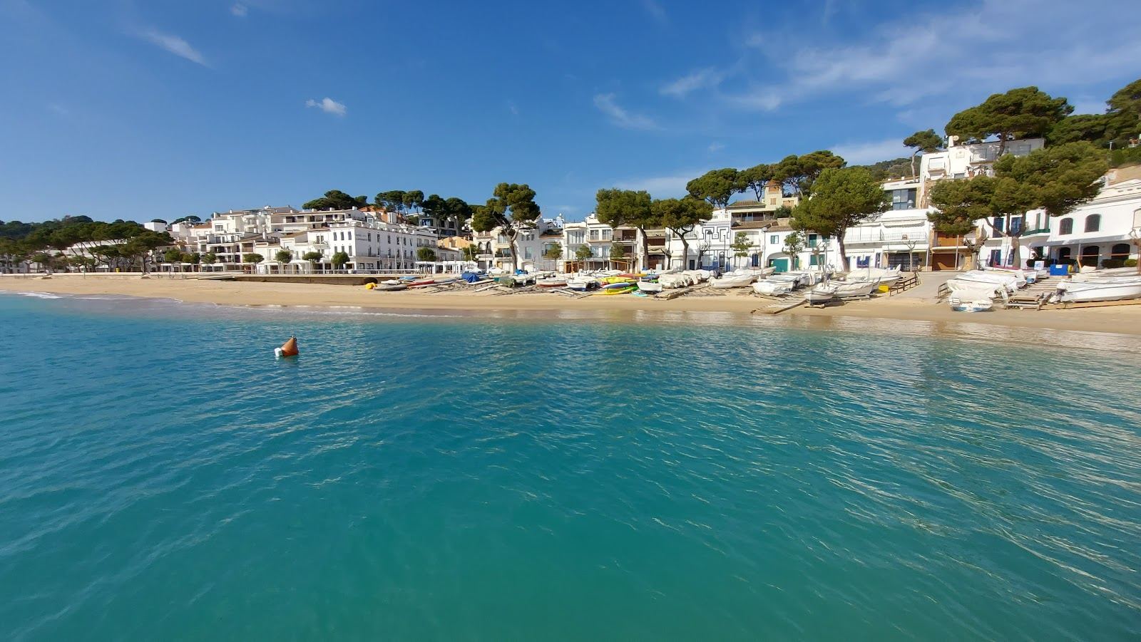 Llafranc beach on the Costa Brava