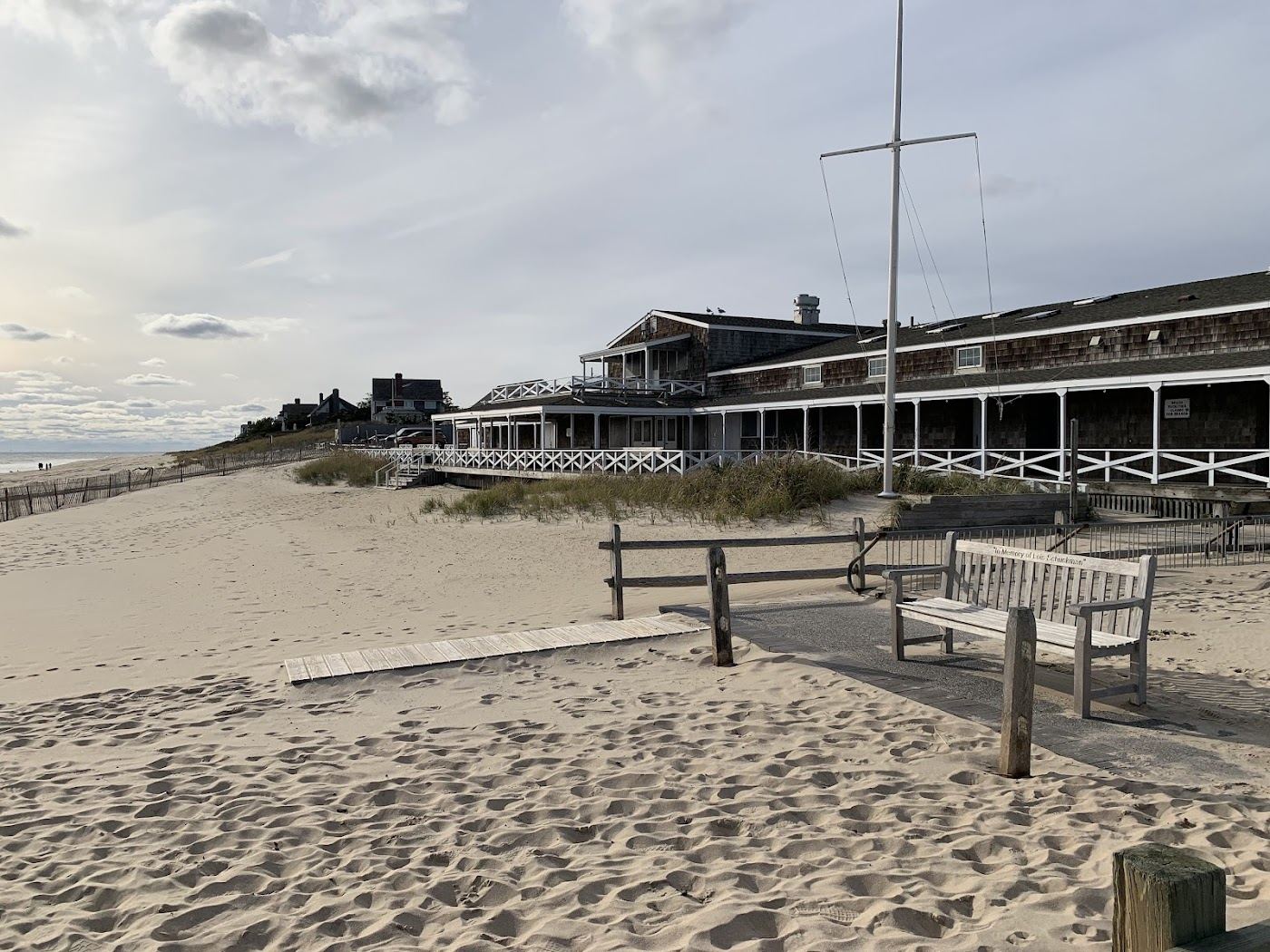 The dunes and ocean at Main Beach in East Hampton