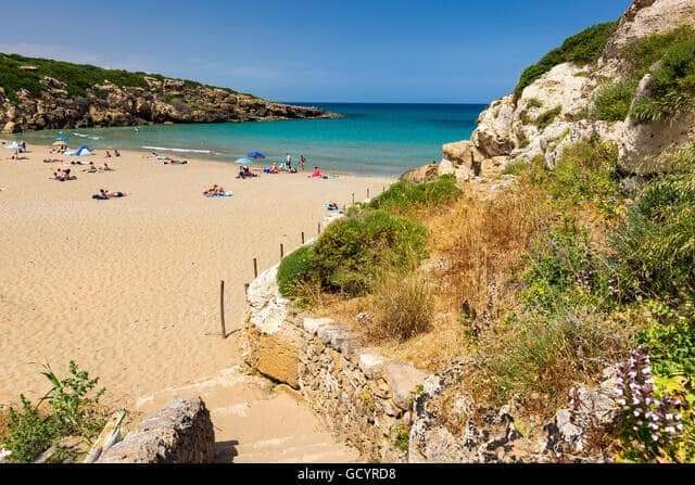 A protected sandy bay inside a nature reserve on the quiet southeast of Sicily