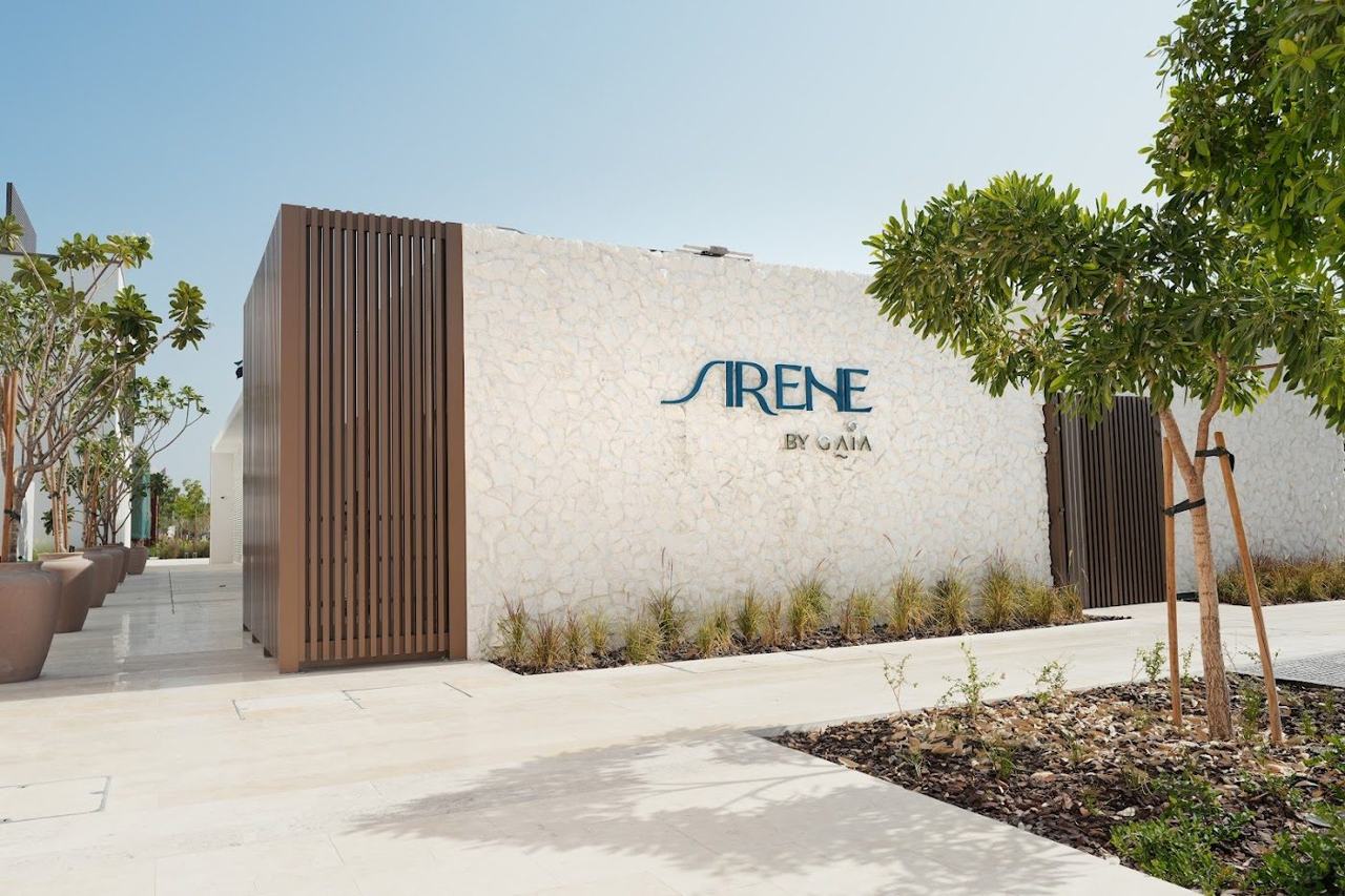 The new J1 Beach district in Dubai with smart beach clubs lined along groomed sand