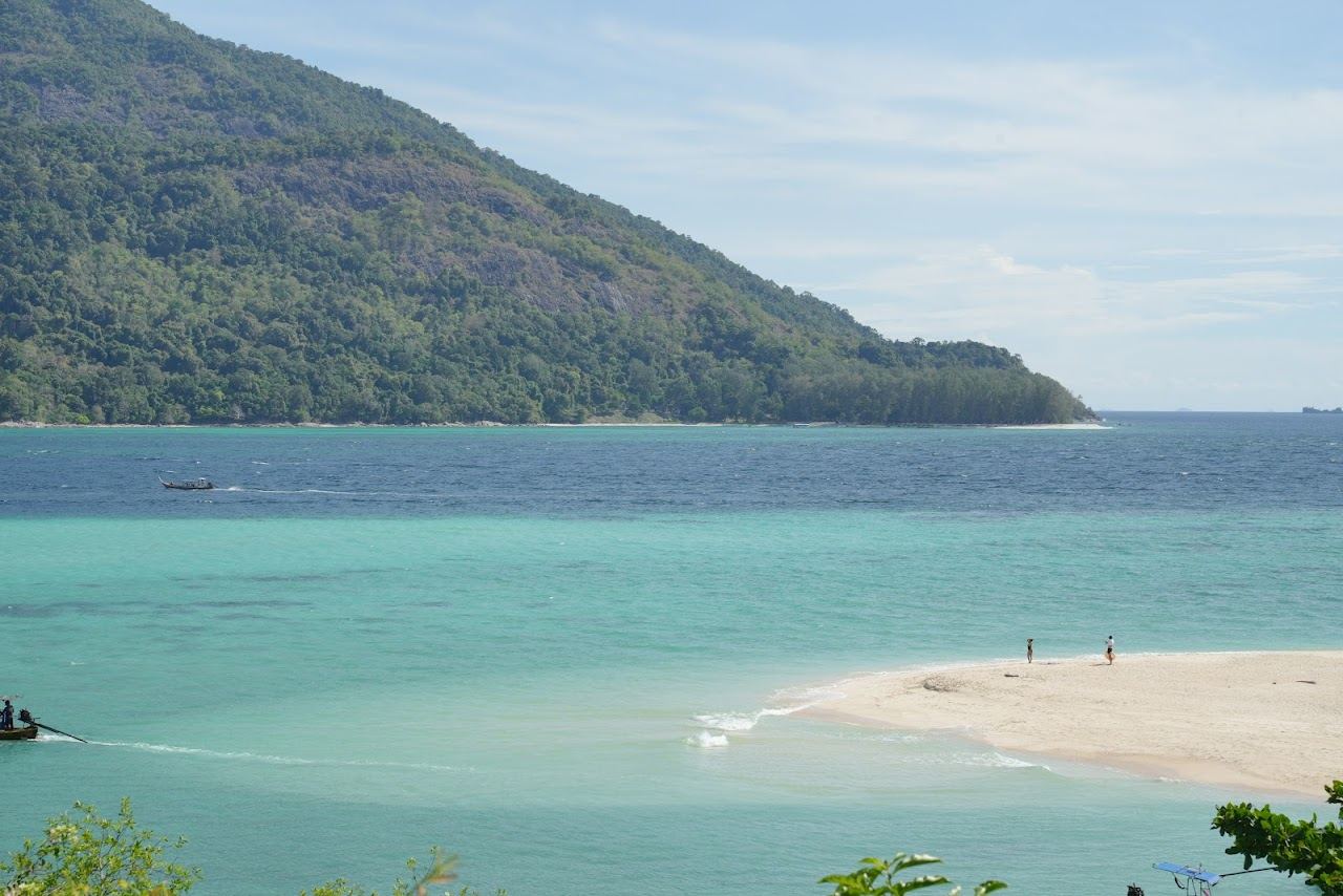Turquoise water and white sand at North Point Beach on the northern tip of Koh Lipe