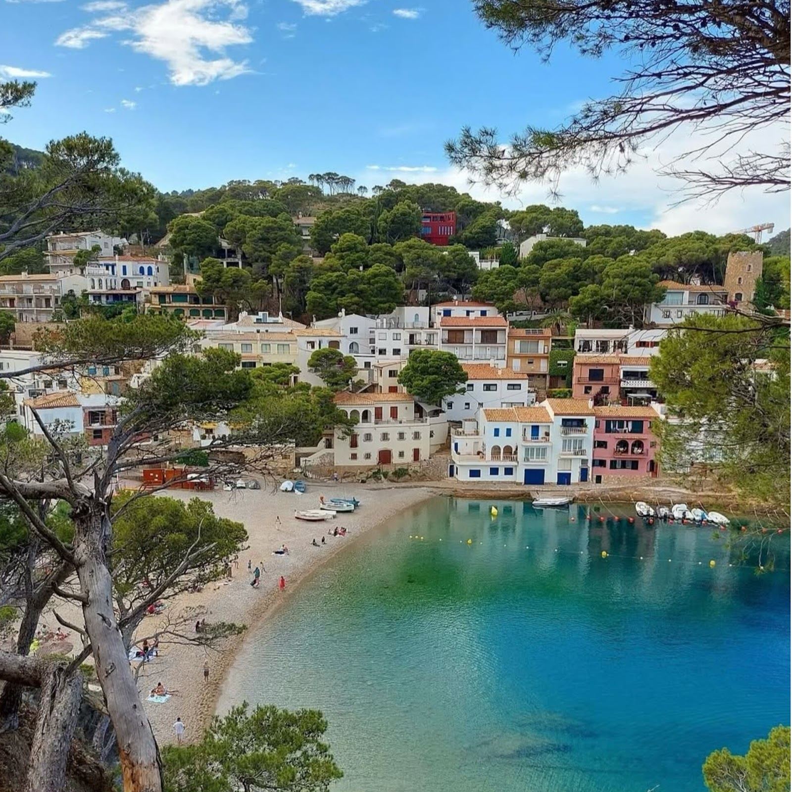 Sa Tuna beach on the Costa Brava